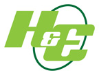 H&E logo